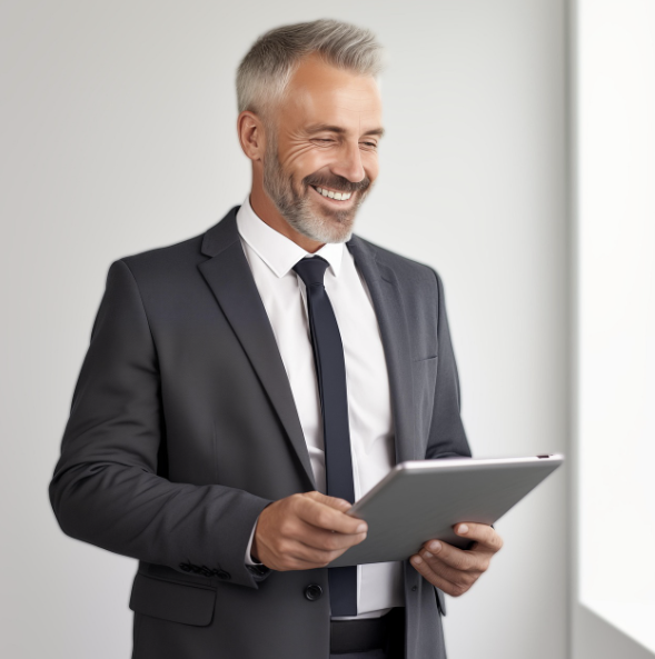 바쁜 상사에게 한 줄 보고 하는 이미지