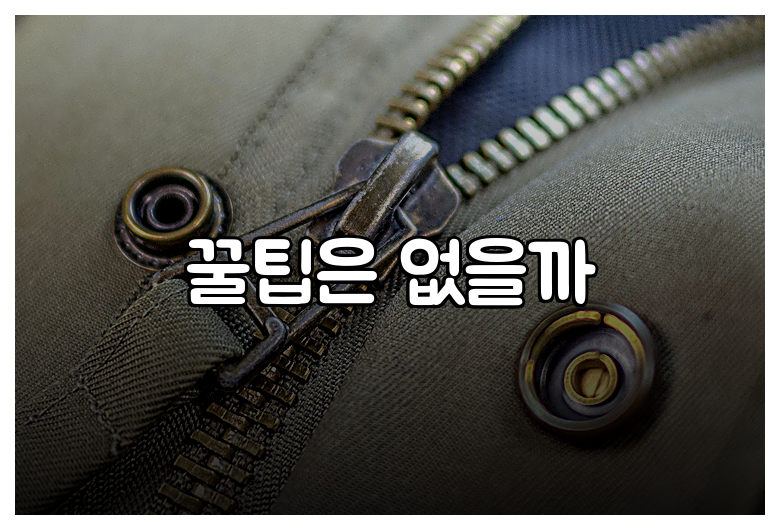 꿀팁은 없을까