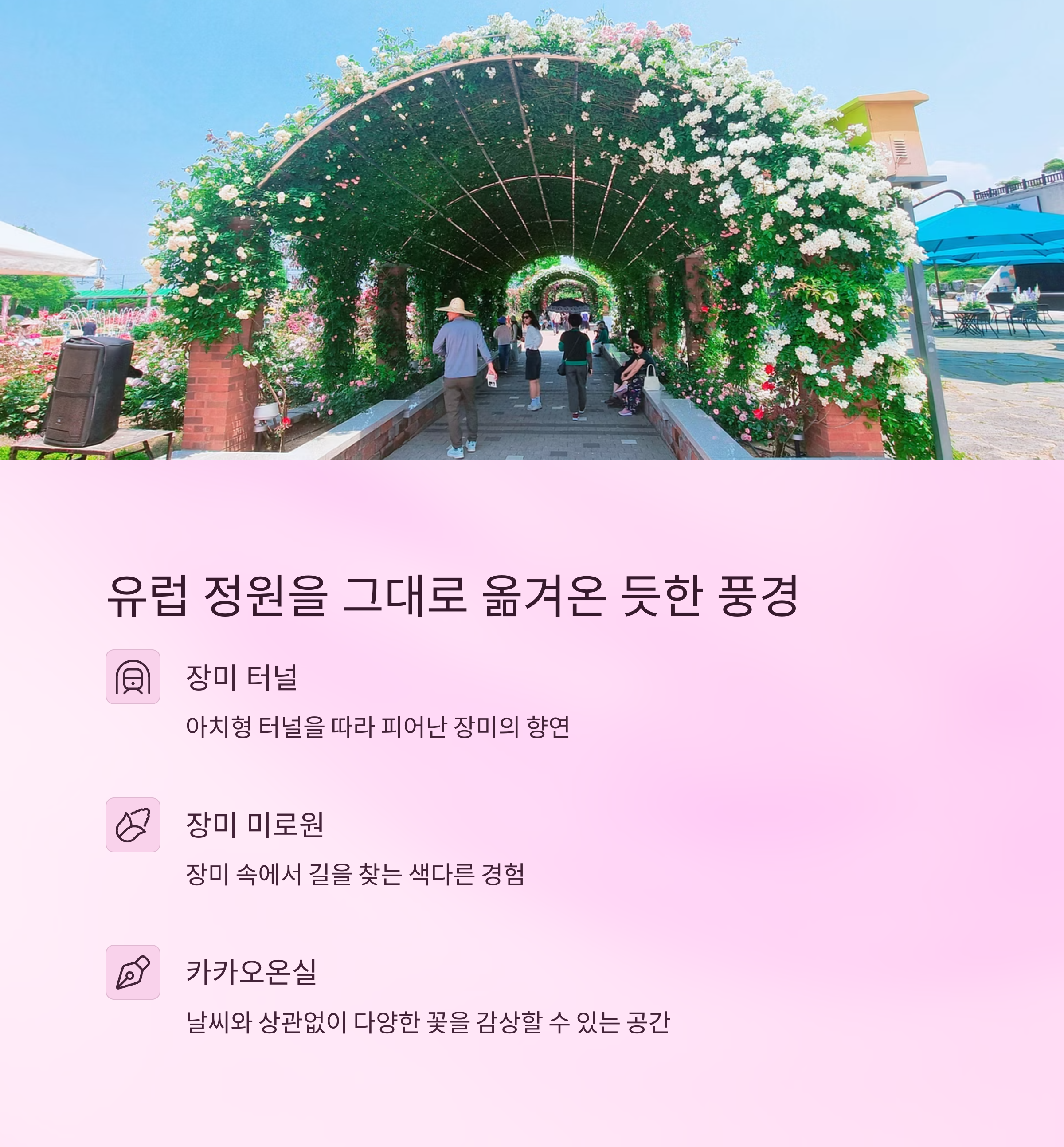 유럽 정원을 옮겨온 듯한 풍경