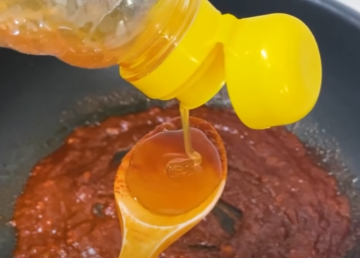 물엿 넣기