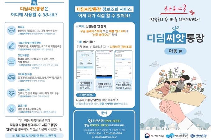 2025년 안성 디딤씨앗통장 사용방법