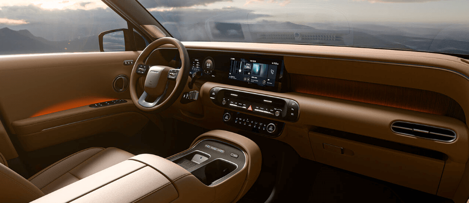 팰리세이드 풀체인지 신형 실내 디자인