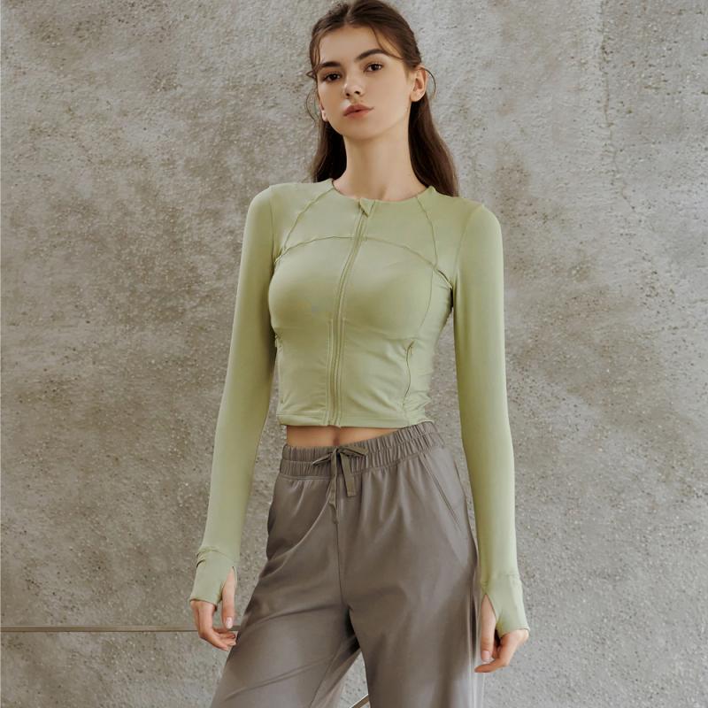 얼데이 라운드넥 크롭 집업자켓