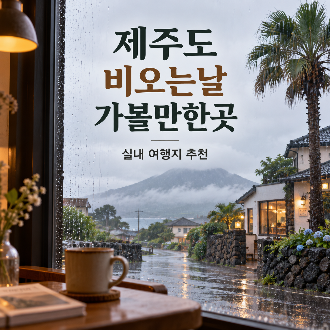 제주도 비오는날 가볼만한곳