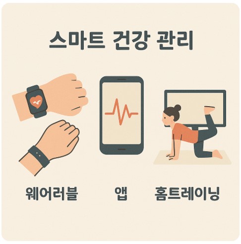 스마트 건강관리 이미지