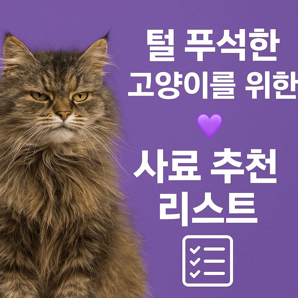 고양이를 위한 사료