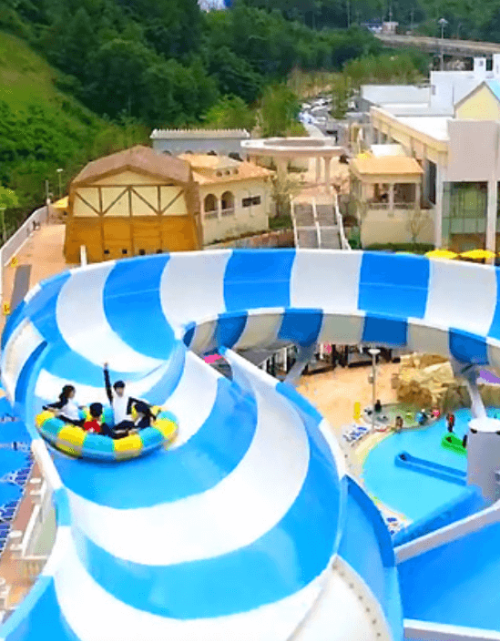 하이원리조트 워터파크 슬라이드