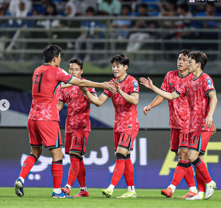 팔레스타인전 중계 무료 바로가기와 관련된 대표팀 경기 모습