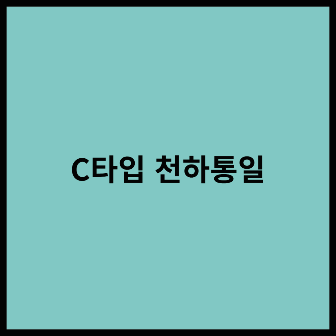 USB-C 통일 시대, 정말 편리해질까?