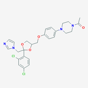 케토코나졸의 구조식 (ketoconazole structure)