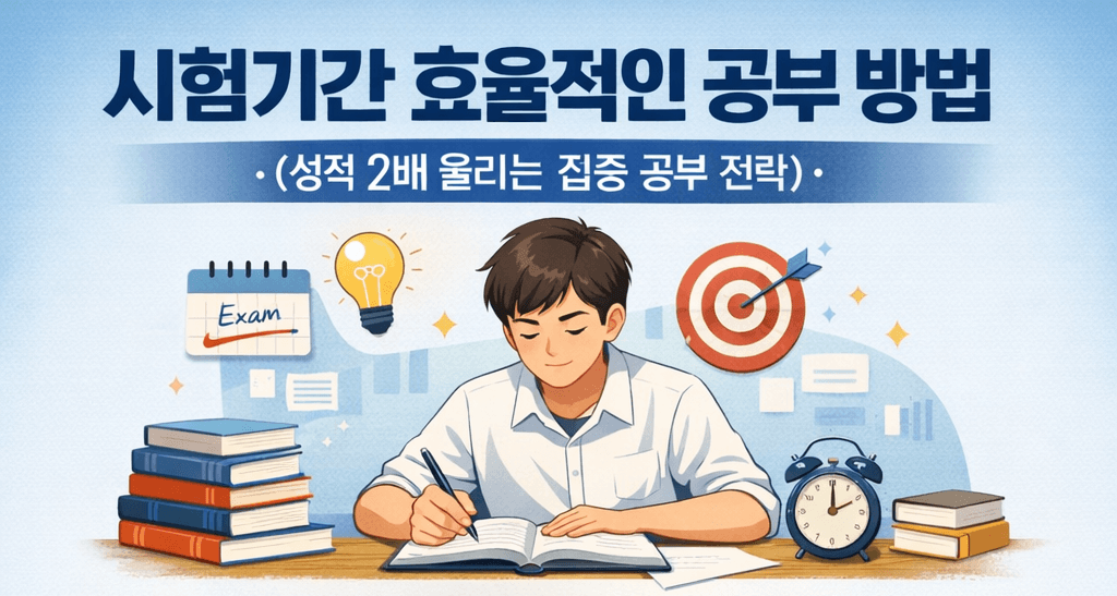 시험 기간 효율적인 공부 방법