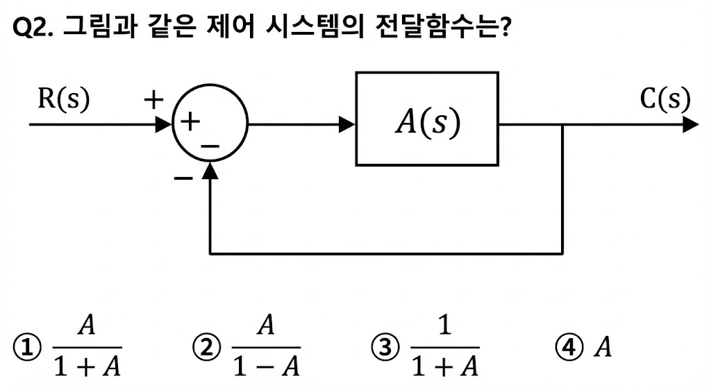 [전기기사 필기] 제어공학 기출, 펜 없이 눈으로 푼다! (블록선도 10초 컷)