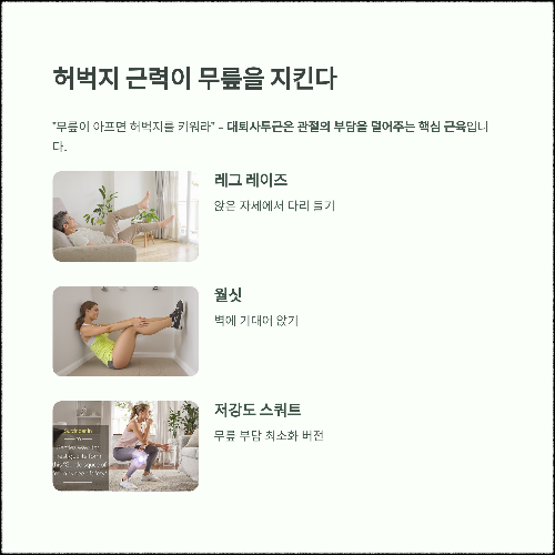관절 튼튼하게! 퇴행성 관절염 예방을 위한 효과적인 운동법