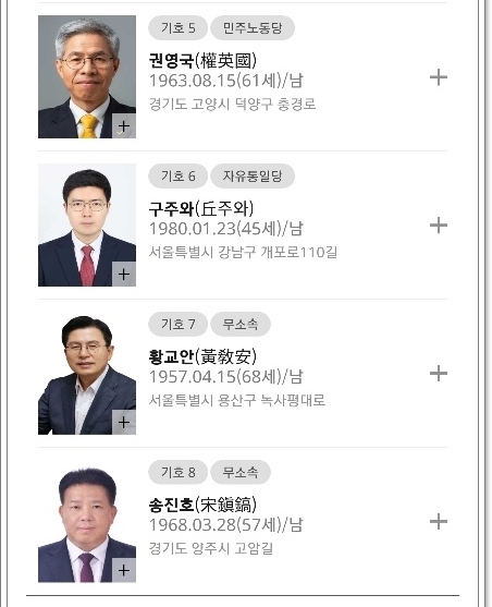 2025년 21대 대선 사전투표 대상과 일정,사전투표소 위치