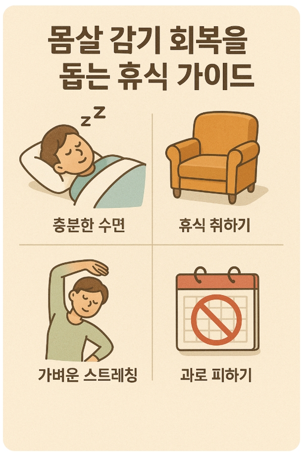 몸살 감기 회복 가이드