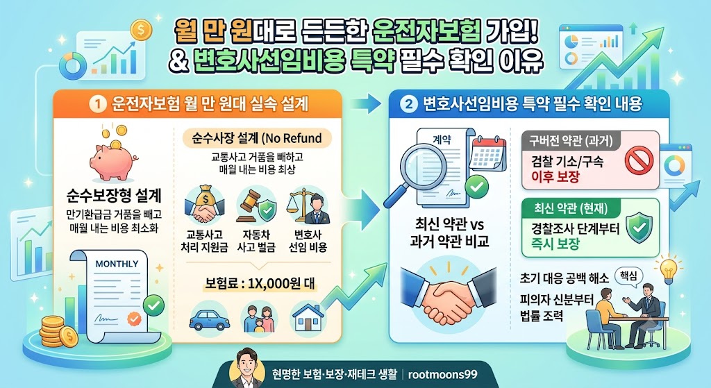 #운전자보험만원대 _변호사선임비용특약