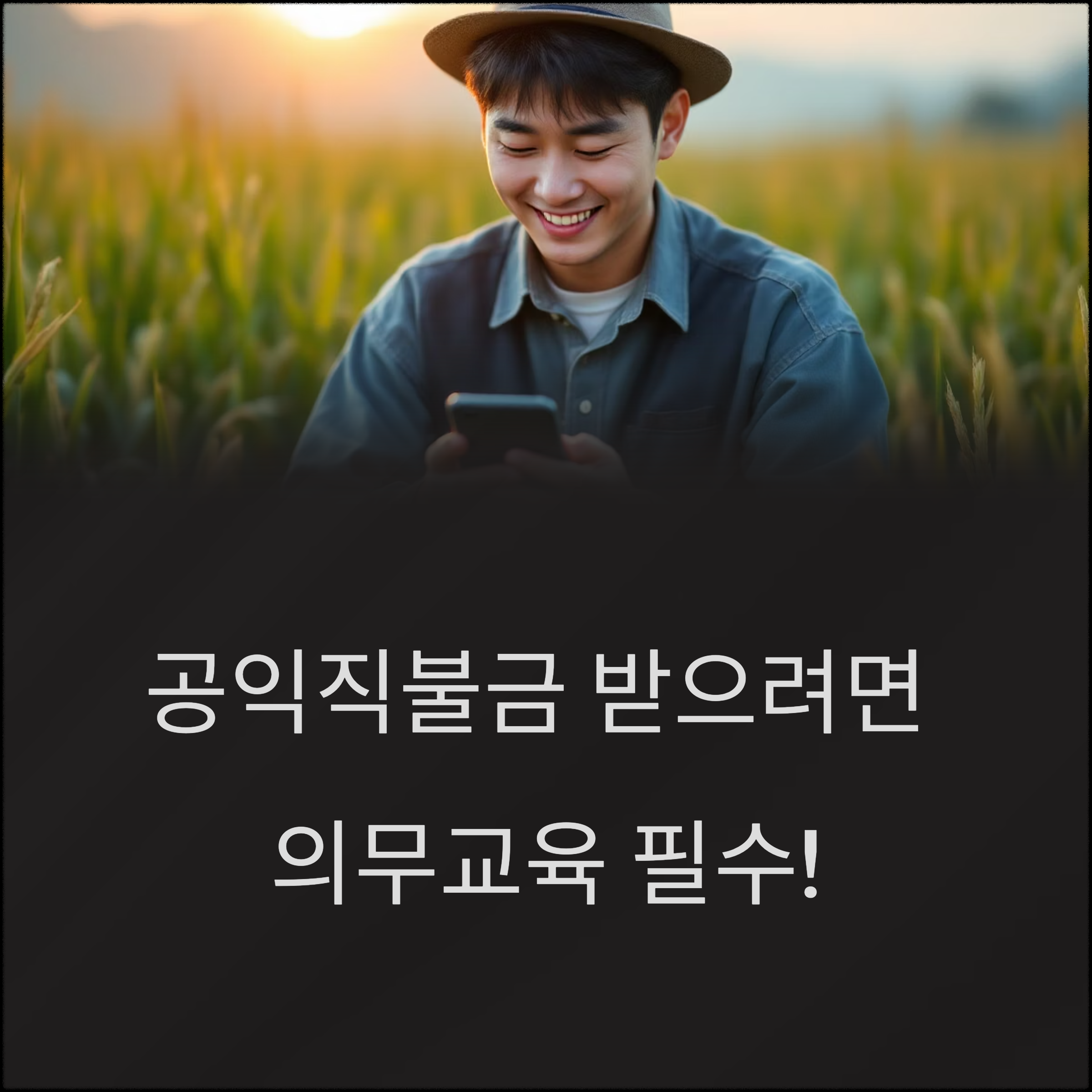 공익직불금 의무교육, 온라인으로 간편하게 이수하는 방법 총정리