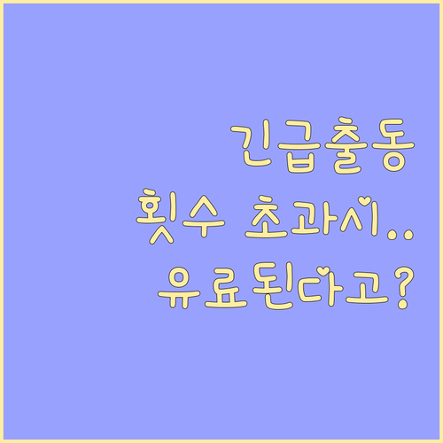 자동차보험 긴급출동 서비스의 연간 횟..