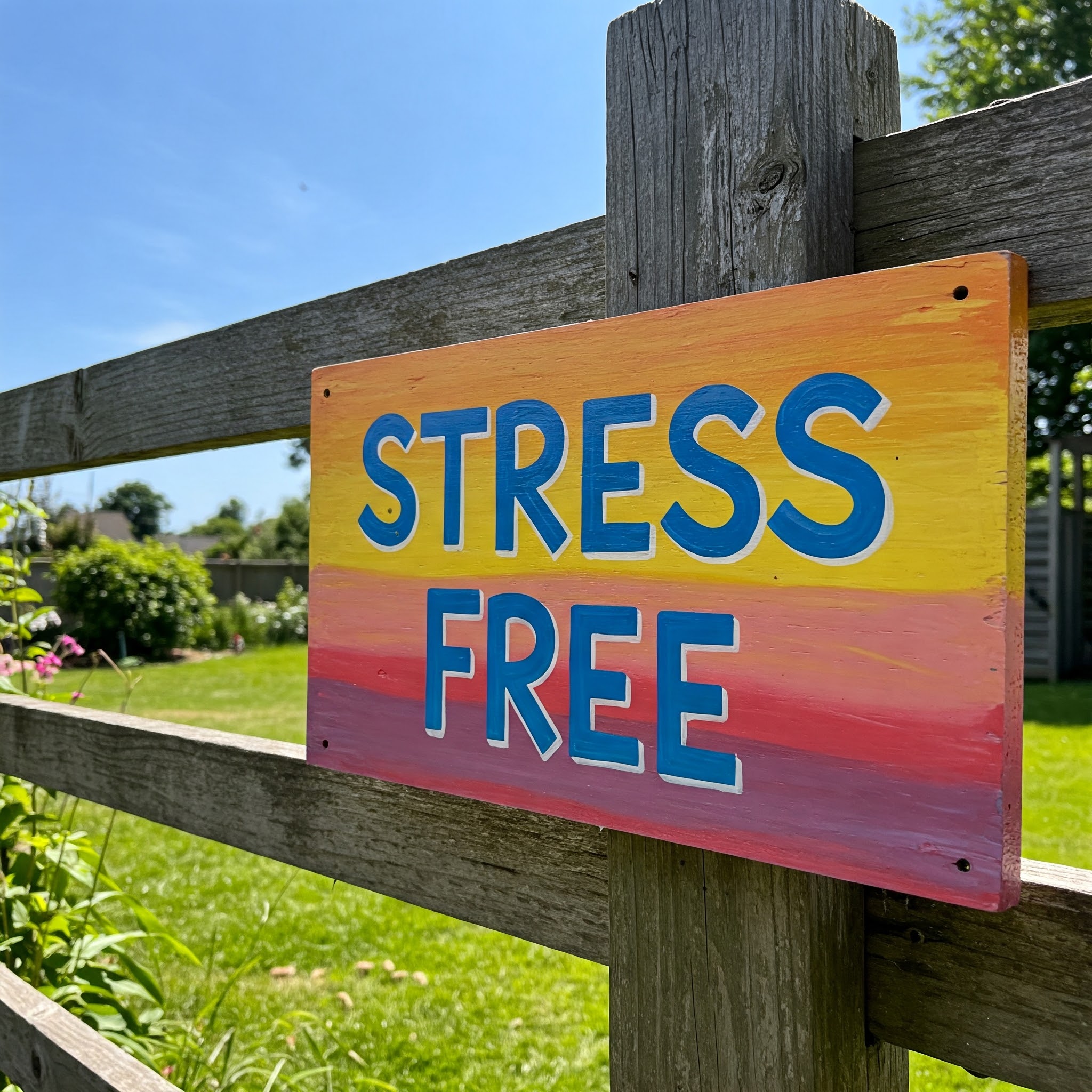 STRESS-Free 표지판