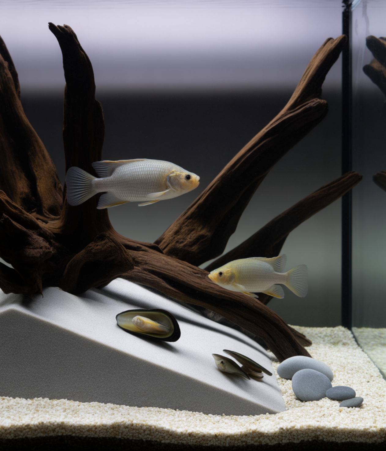 어항 준비 - &amp;#39;조개&amp;#39;를 위한 특별한 공간