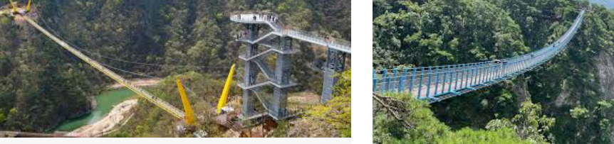 소금산 출렁다리 드론샷