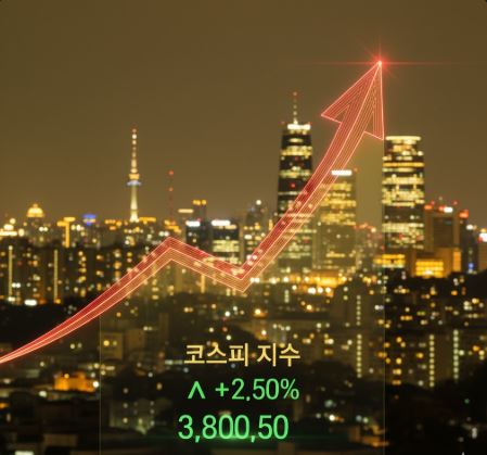 코스피 지수 상승