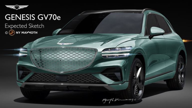 제네시스 GV70e 예상도
