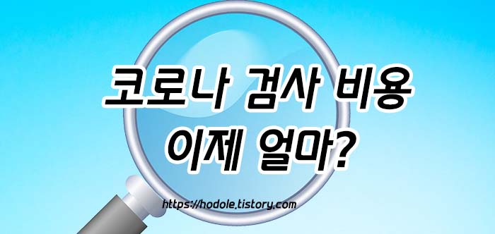 코로나 검사 비용