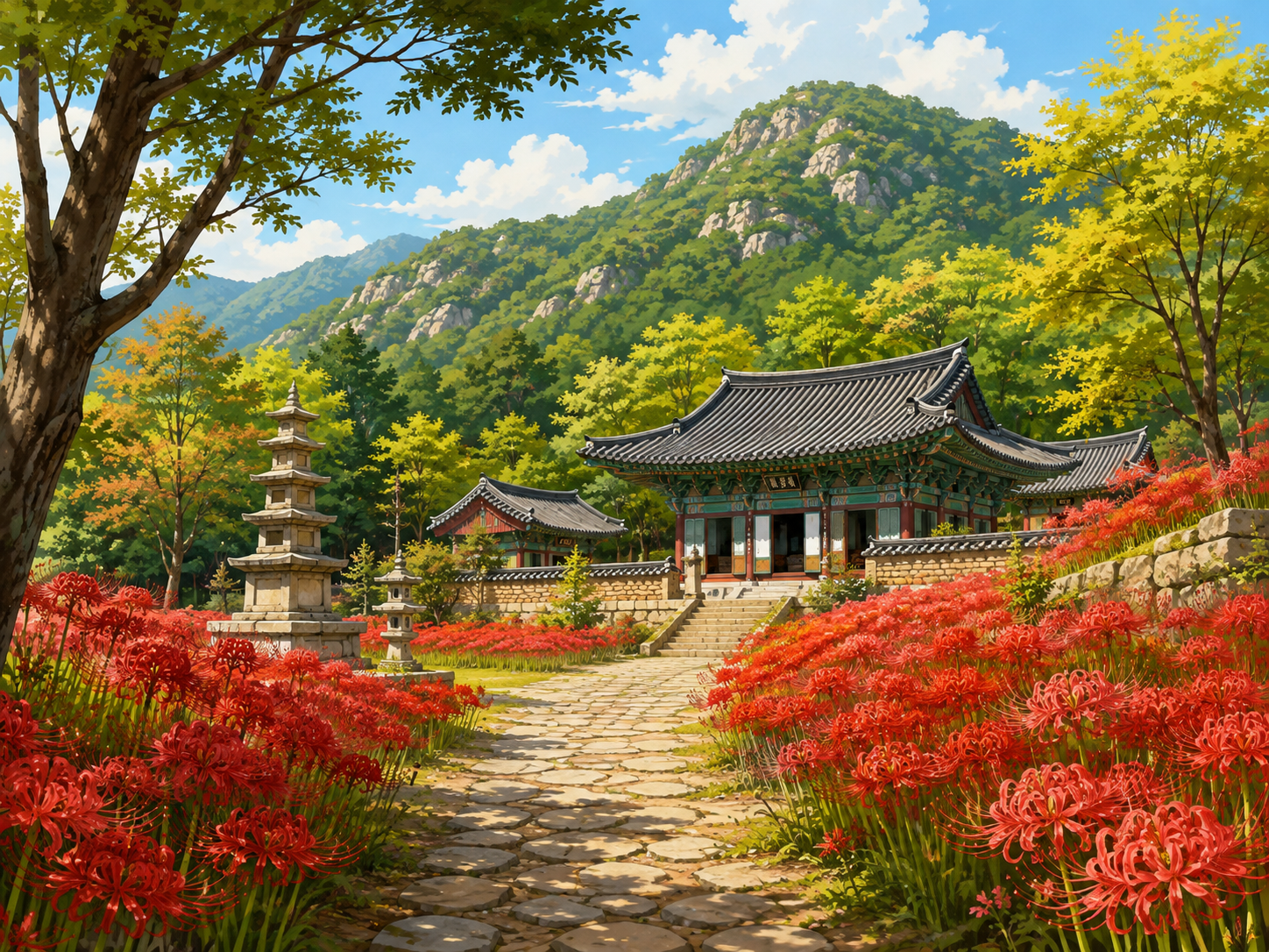 영광 불갑산 상사화축제