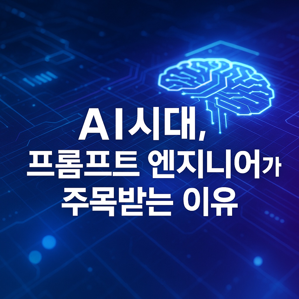 AI시대 왜 프롬프트 엔지니어가 주목받을까