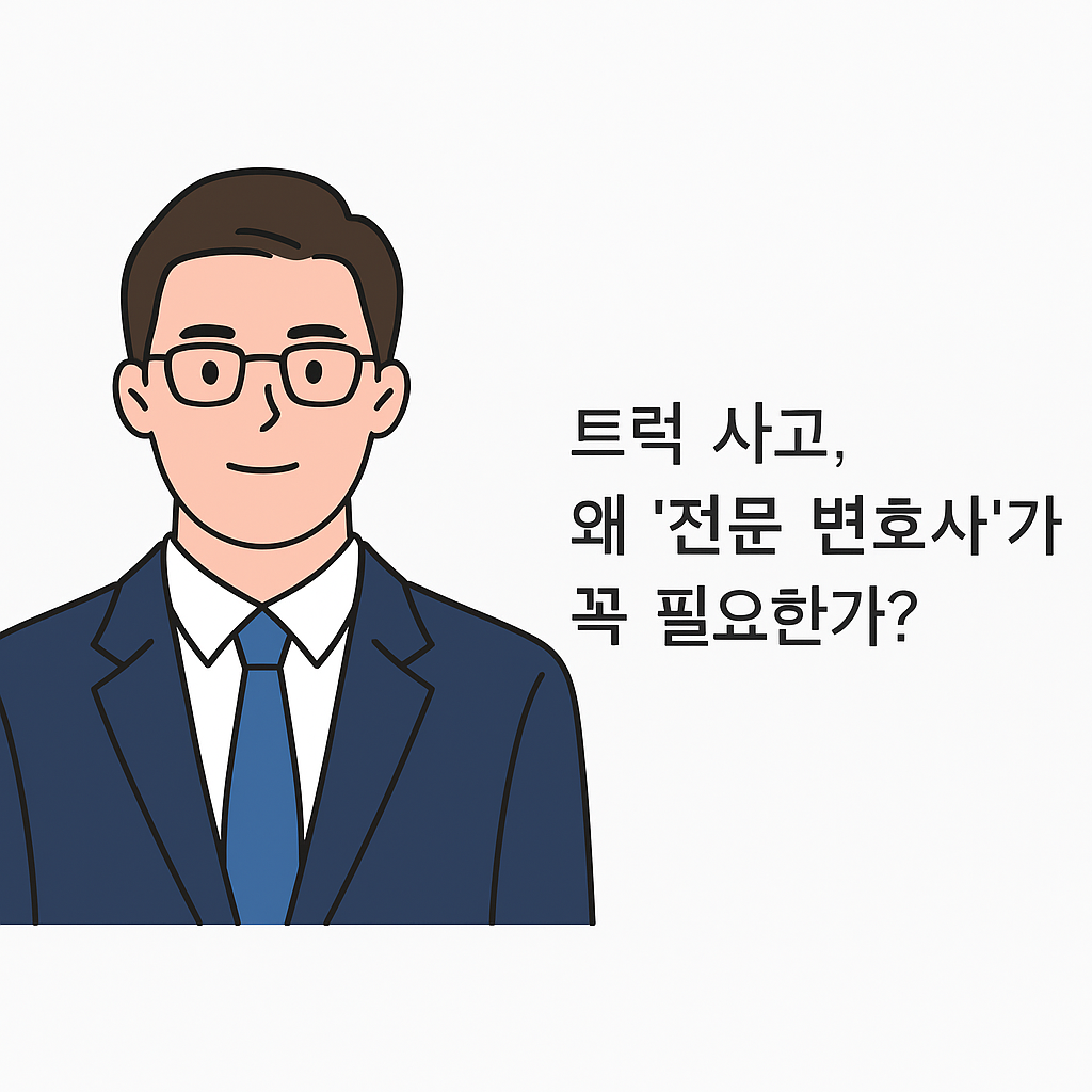 트럭 사고, 왜 ‘전문 변호사’가 꼭 필요한가? 관련 사진