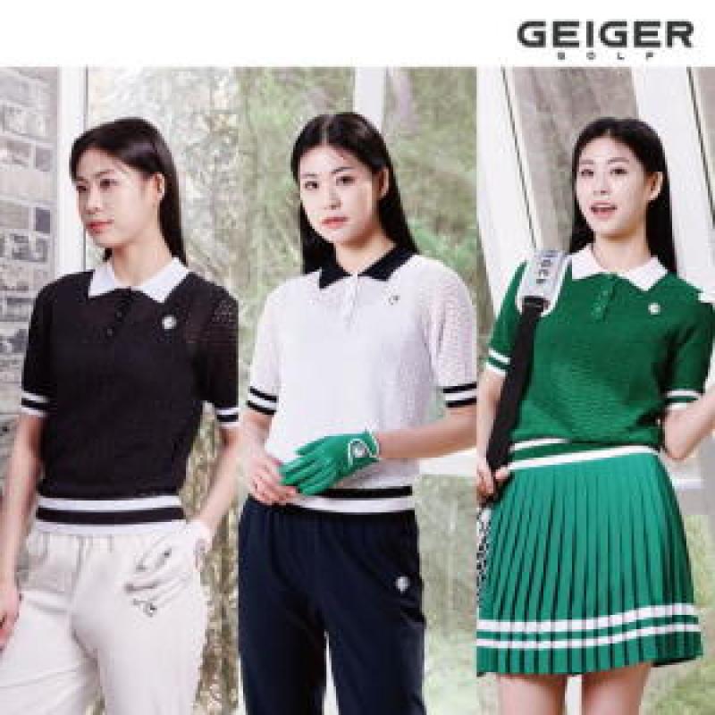 가이거골프 스카시조직 반팔 스웨터 이너슬립