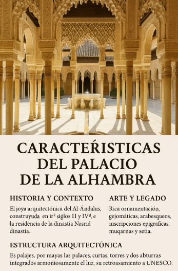 알함브라 궁전 사자의 중정과 기둥, 건축 구조와 예술적 유산