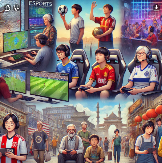 e 스포츠와 전통 스포츠 문화 차이 사진