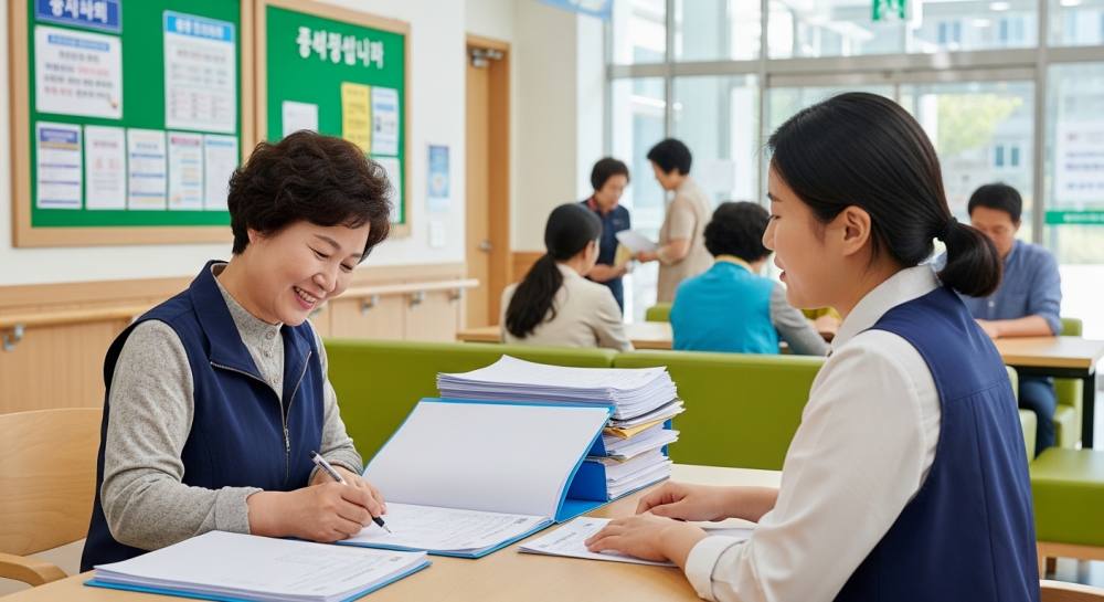 고유가 피해보상금 신청하는 사진