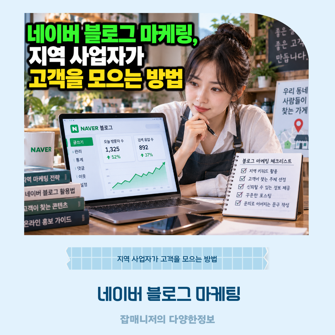 네이버 블로그 마케팅, 지역 사업자가 고객을 모으는 방법