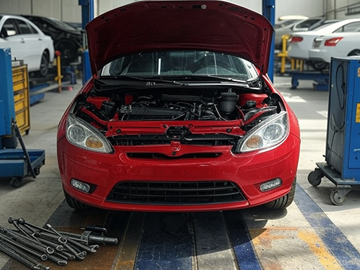 자동차 본네트 오픈 이미지