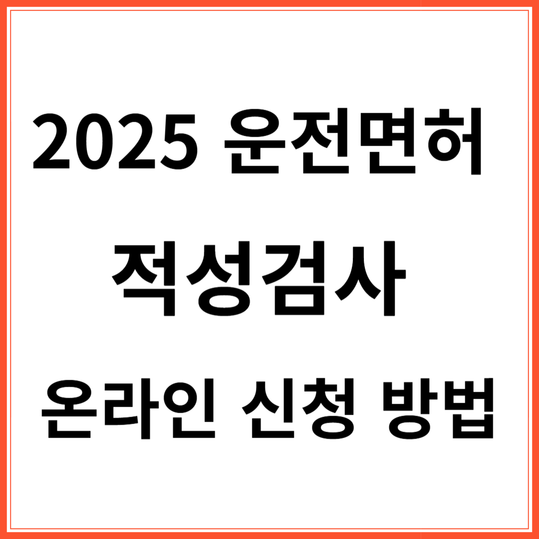 운전면허 적성검사