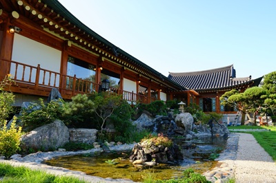 한옥카페 '청화공간'의 외관 사진