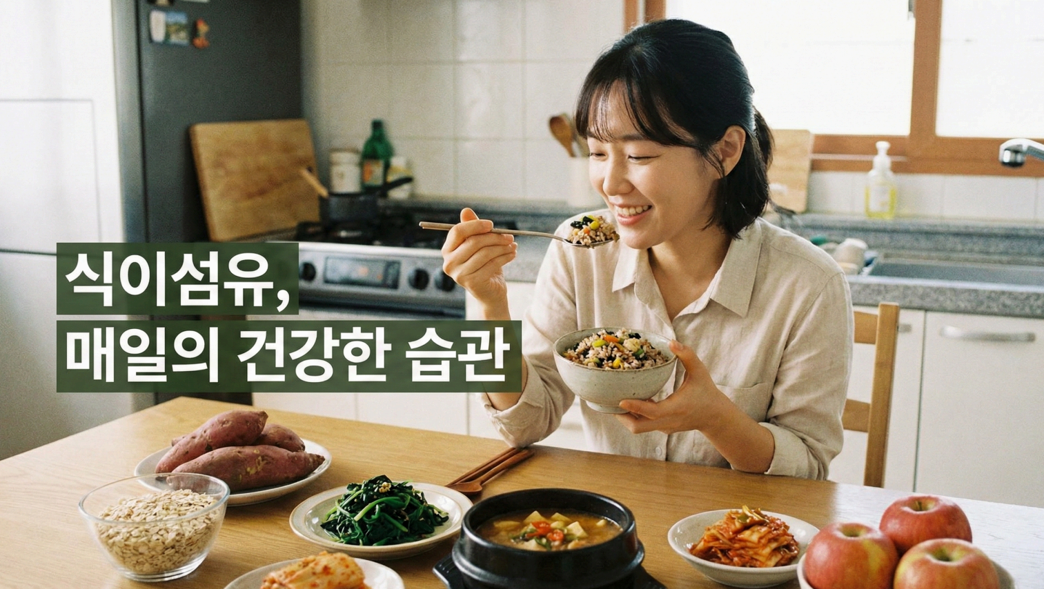 변비 해결 식이섬유 식품 12가지 - 과학적 근거 기반 완전 가이드