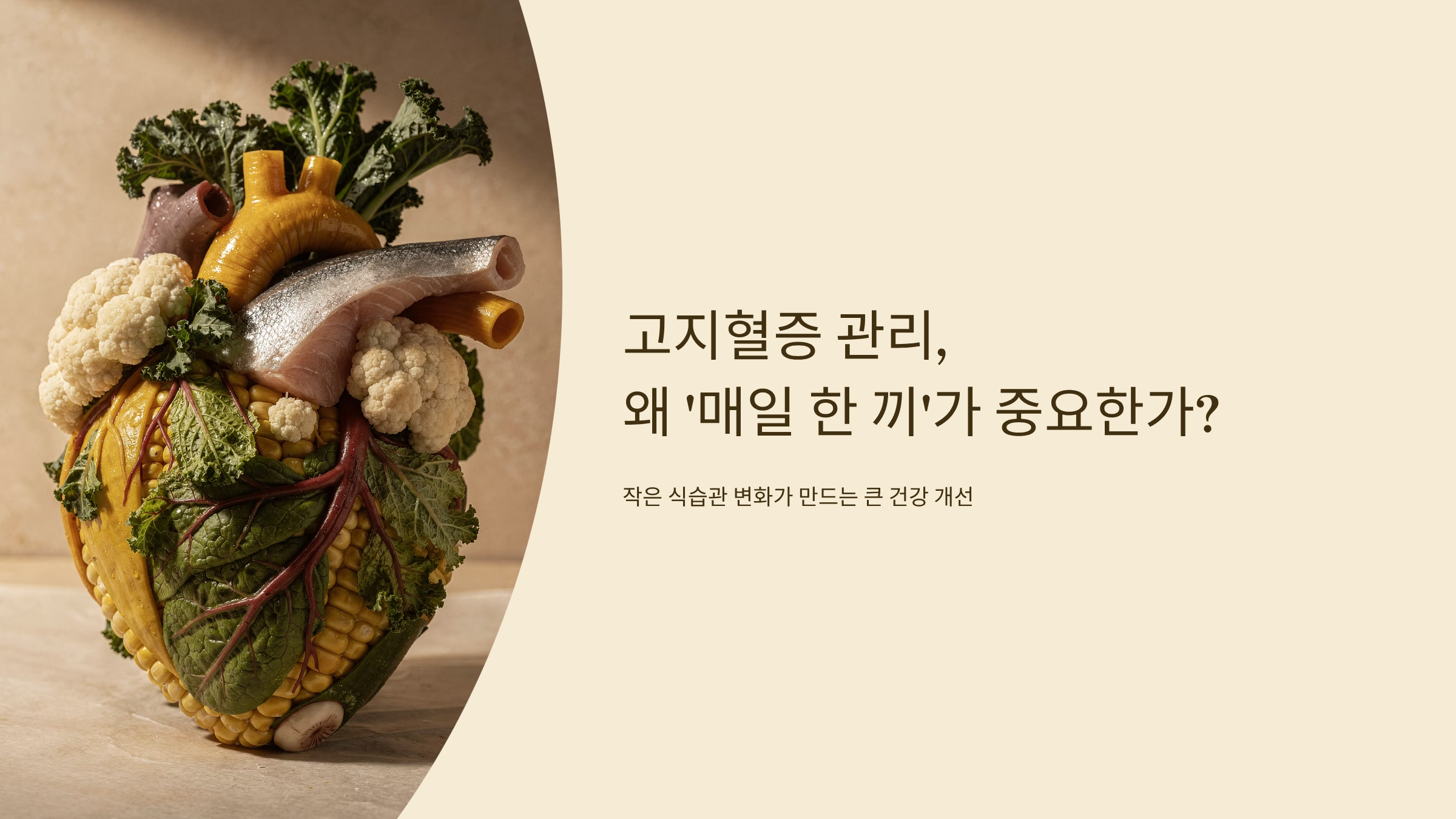 고지혈증 왜 매 한끼가 중요한가