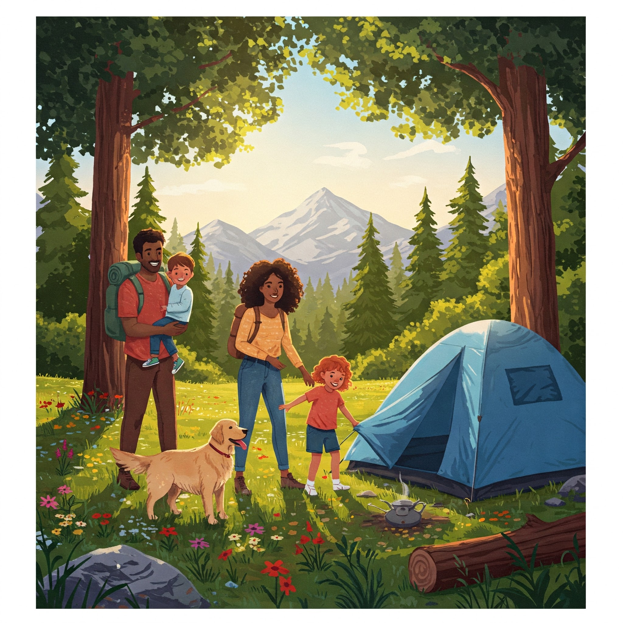 가족과 함께하는 안전한 캠핑 장소 Best 5 – 아이와 함께 즐기는 힐링 캠핑