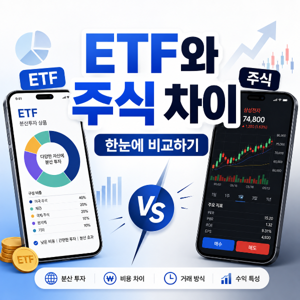 ETF가 주식이랑 다른 점, 처음 투자할 때 알았으면 좋았을 것