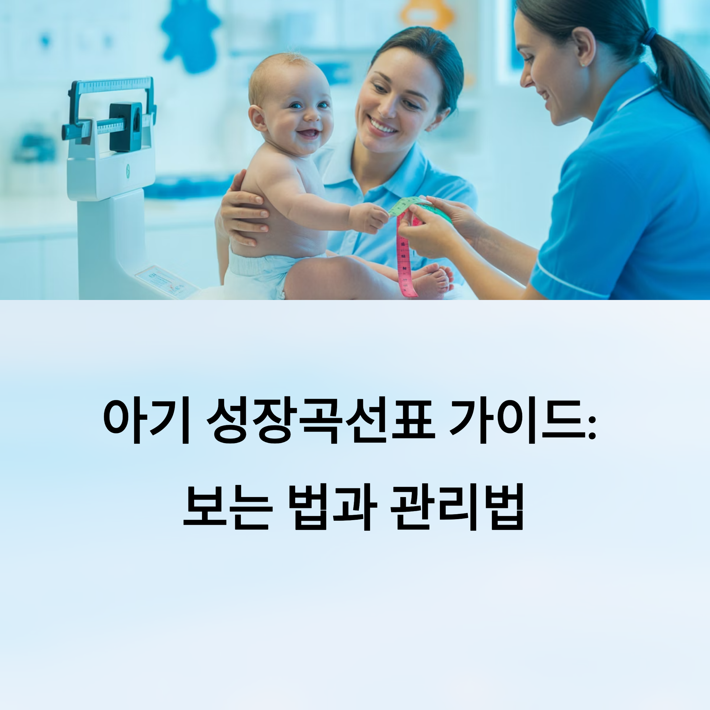 아기 성장곡선표 가이드: 보는 법과 관리법