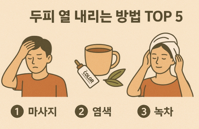 두피 열 내리는 방법