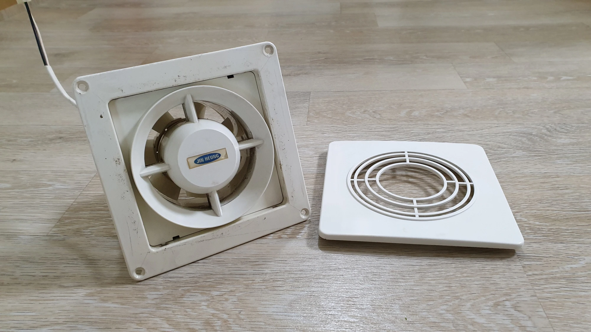 환풍기 조립 상태