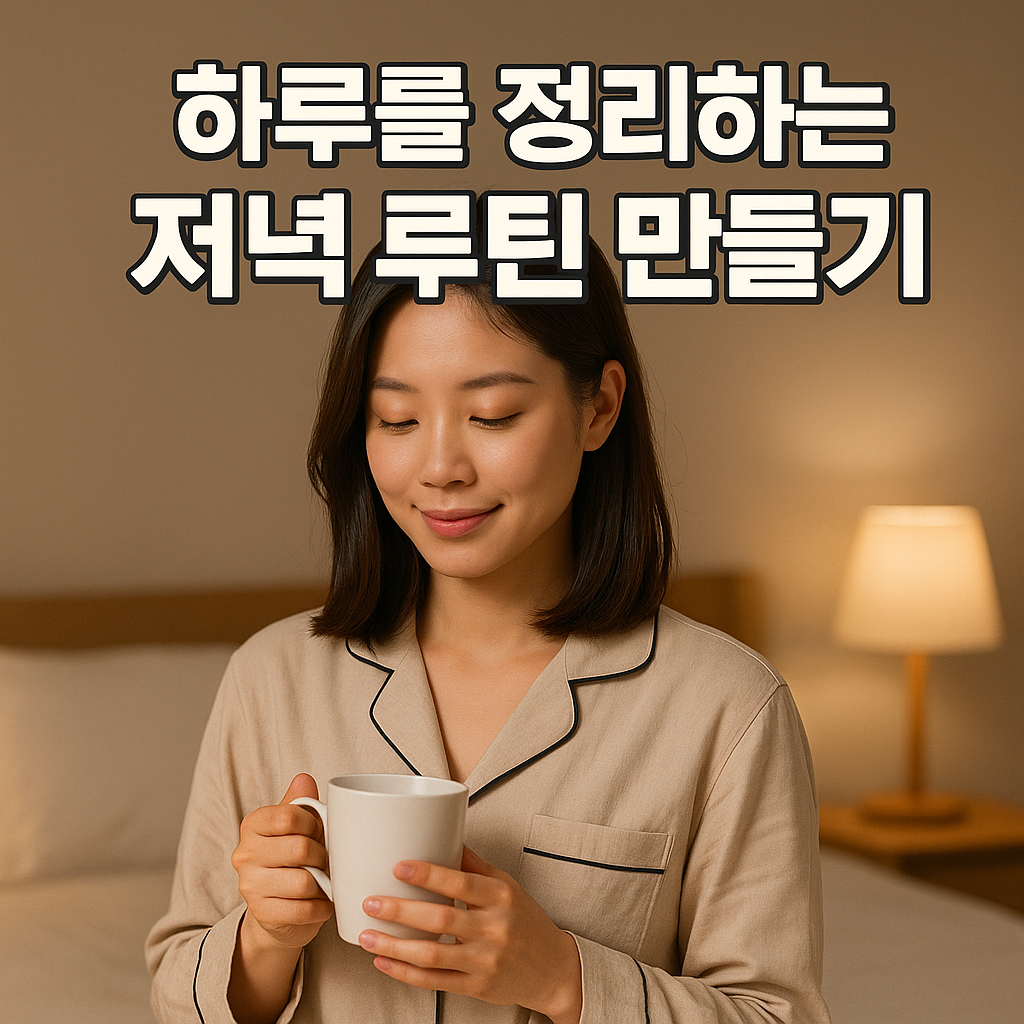 하루를 정리하는 저녁 루틴