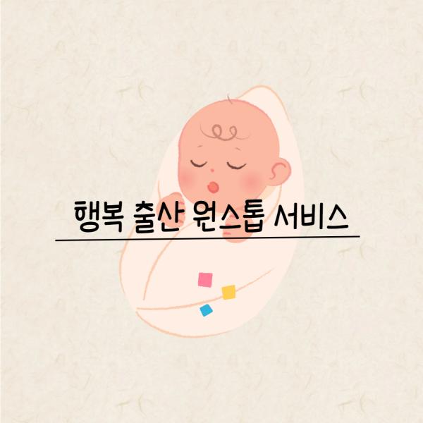 행복 출산 원스톱 서비스