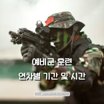 2025 예비군 훈련시간 변경 내용과 훈련비 정보 총정리_14