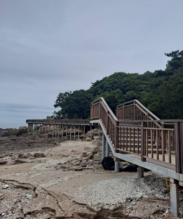 실미도 유원지 해안데크길